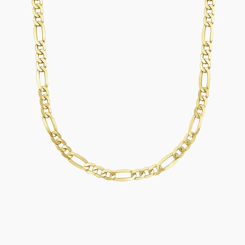 14kt yellow gold chain, three-in-one style